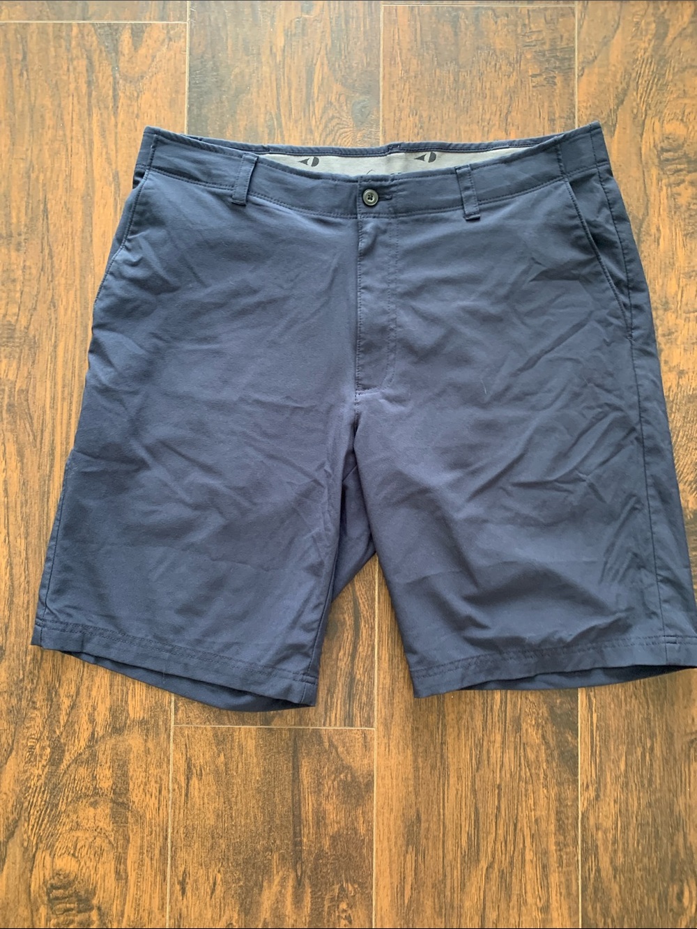 Grand Slam Men's Navy Flat-Front Shorts